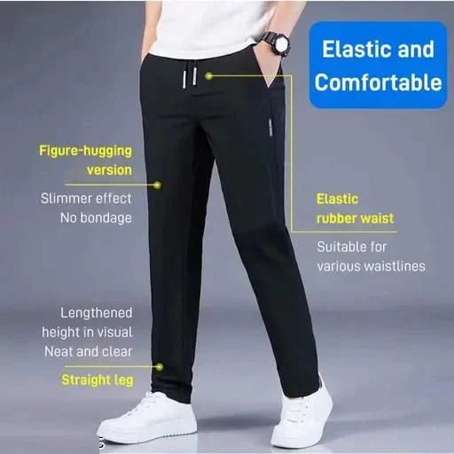 Men's Elastic Waist Joggers, Stay Cool & Stylish